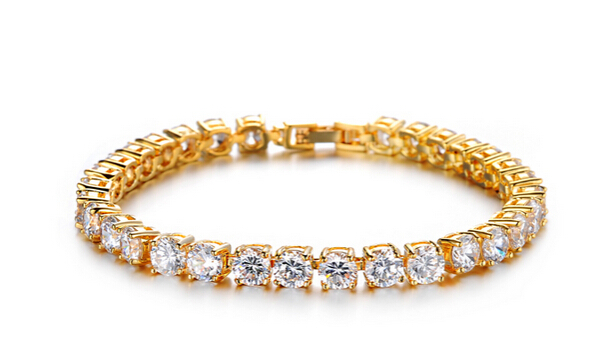 Tennis Armband Gold
